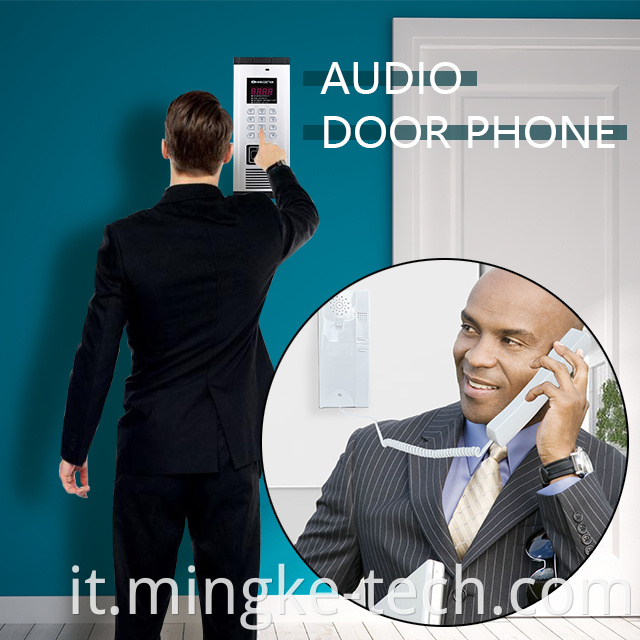 Hot Selling Ip65 Audio Intercom Apartment Doorbell System Audio System Doorbell4